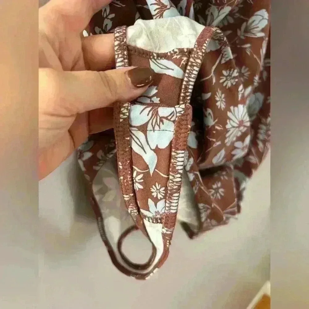 NWT Intimately Free People Somethin' Bout You Floral One Shoulder Bodysuit Large - Picture 5 of 5